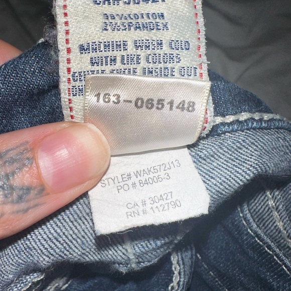 True Religion Rainbow Stitch Straight Jeans – Women’s Size 27 - Picture 2 of 12